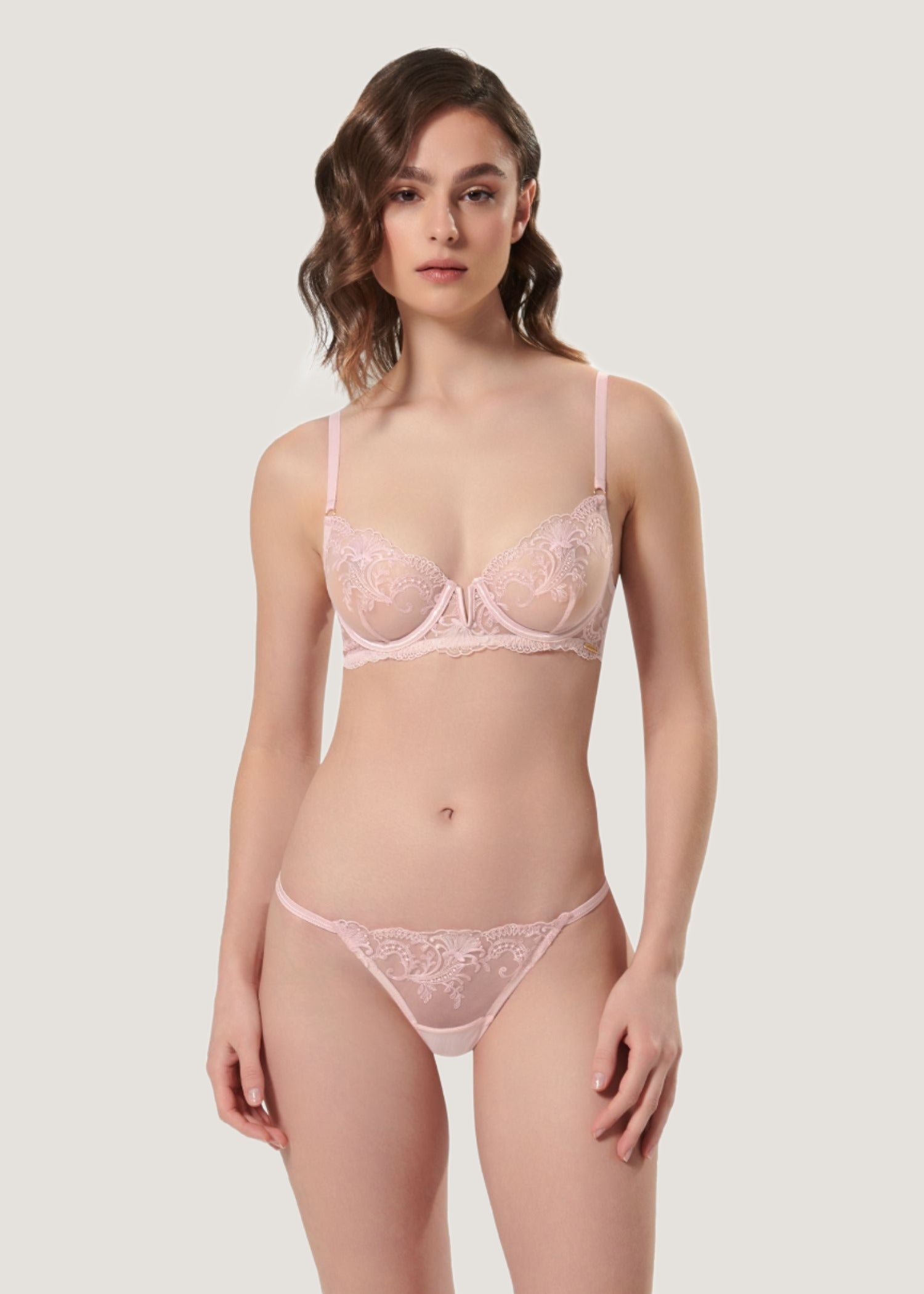 Marseille Bra (Pale Pink)