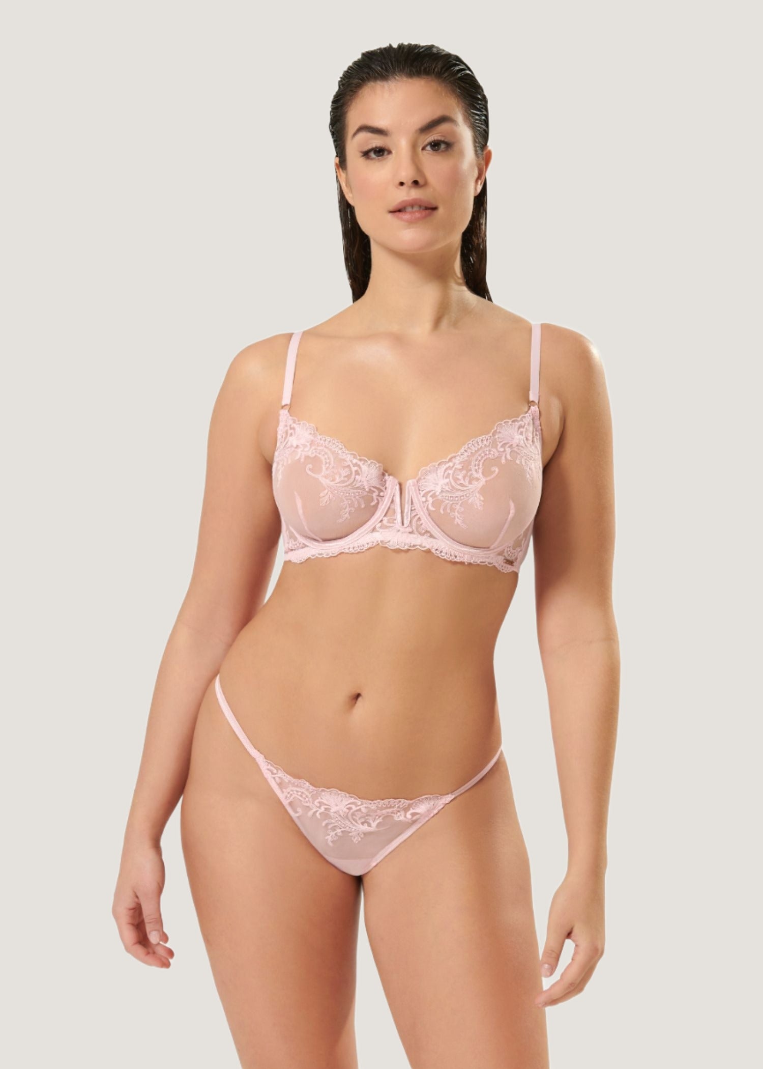 Marseille Thong (Pale Pink)