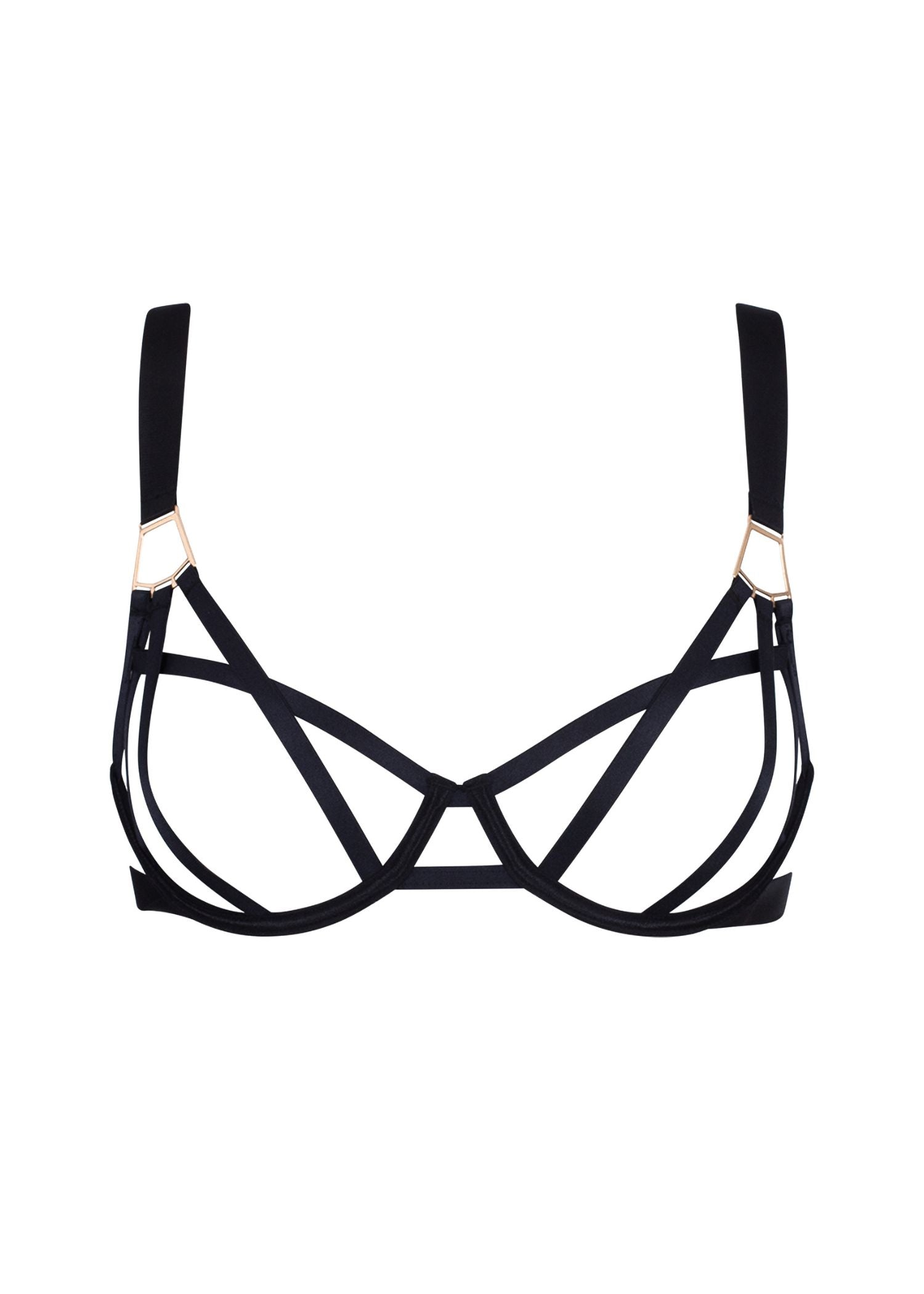 Salma Open Wired Bra (Black)