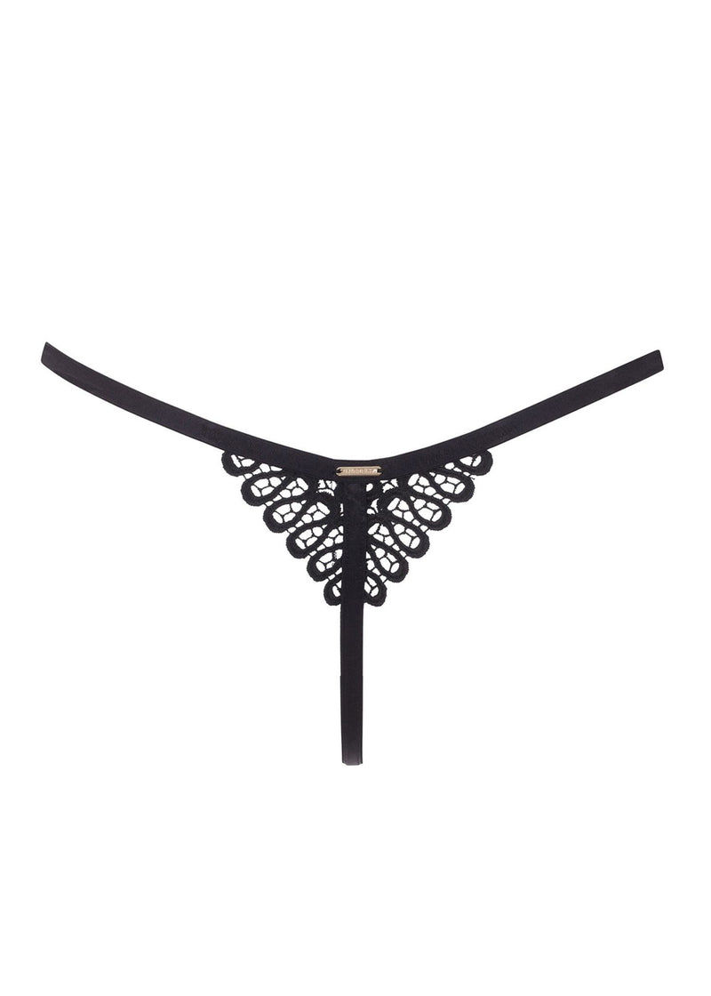 Bluebella Tallulah Thong Black Avec Amour Sexy Lingerie