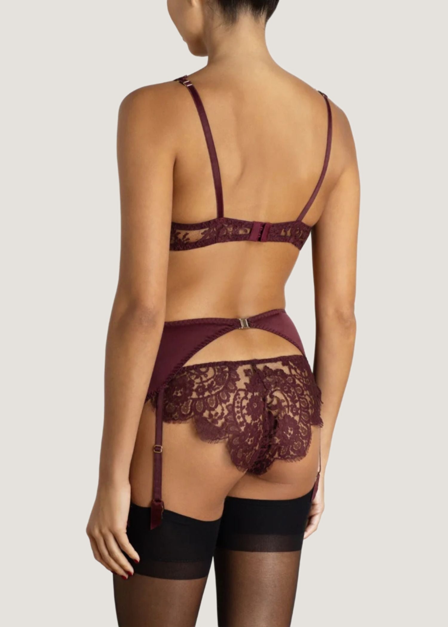 Camellia High Apex Plunge Bra (Sienna)