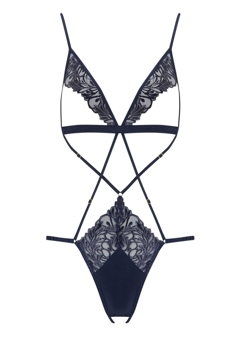 Coco de Mer Iris Bodysuit - Sexy Lingerie