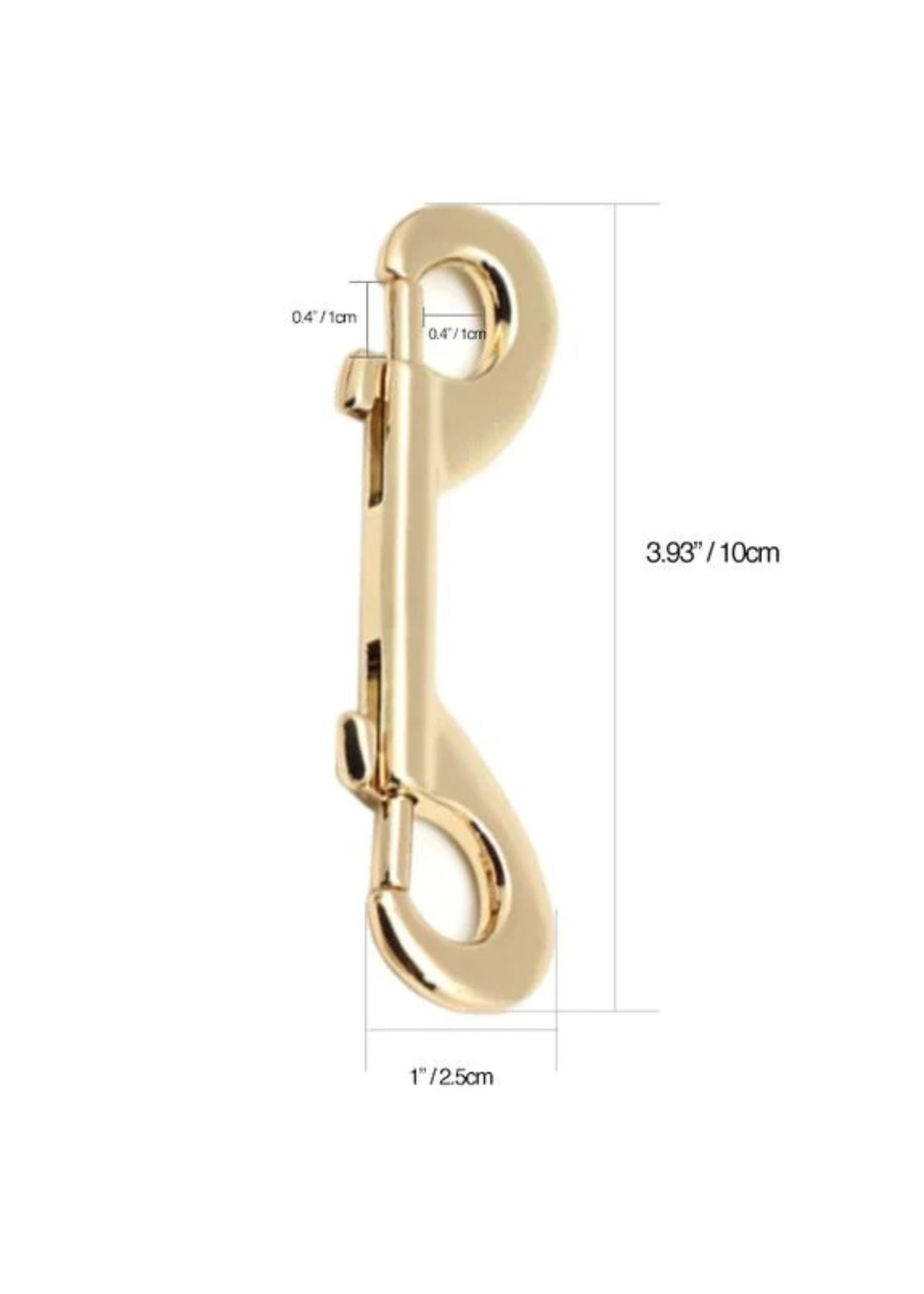 Double End Clips (2pc) - Gold