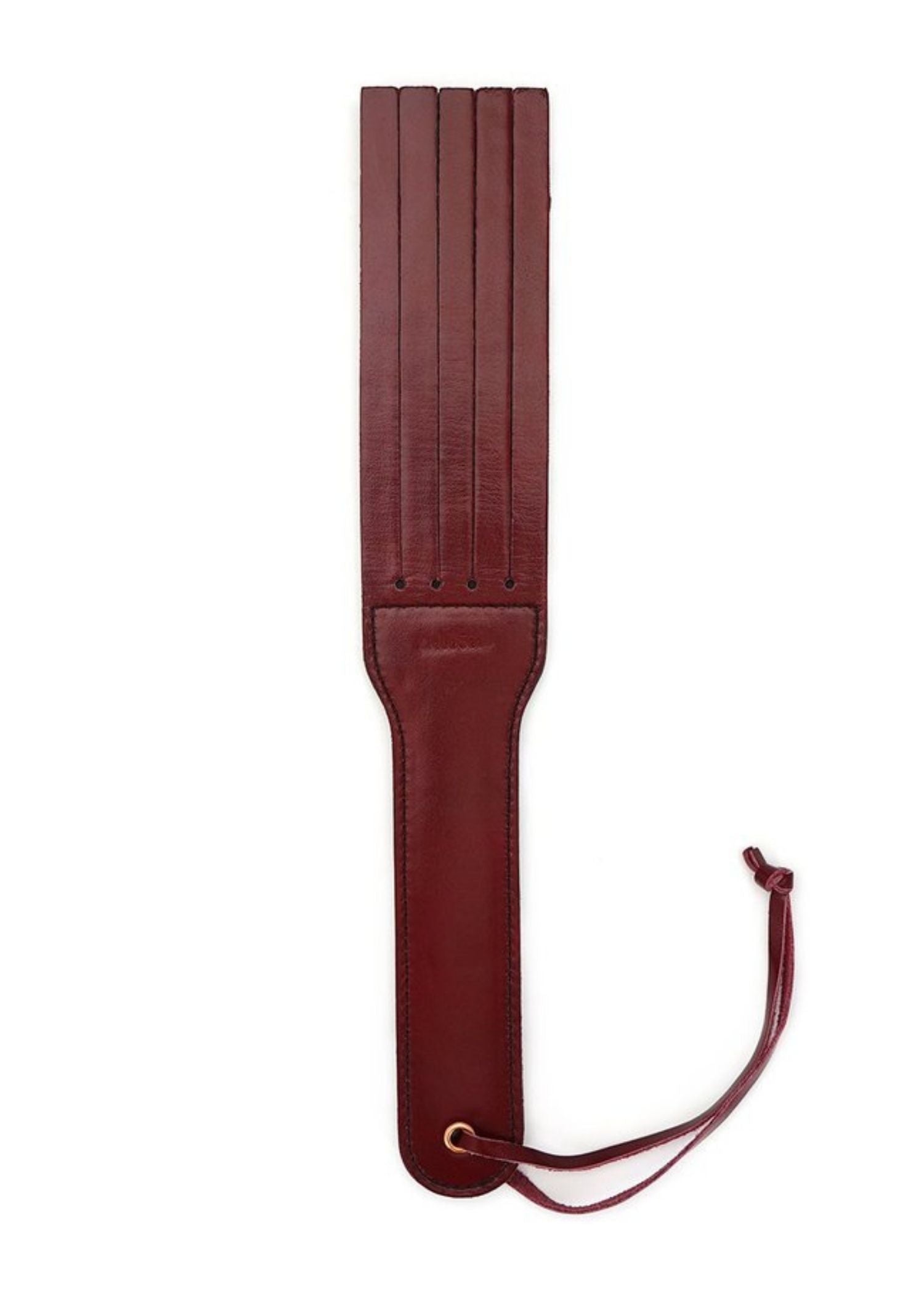 Wine Red Leather Spanking Paddle