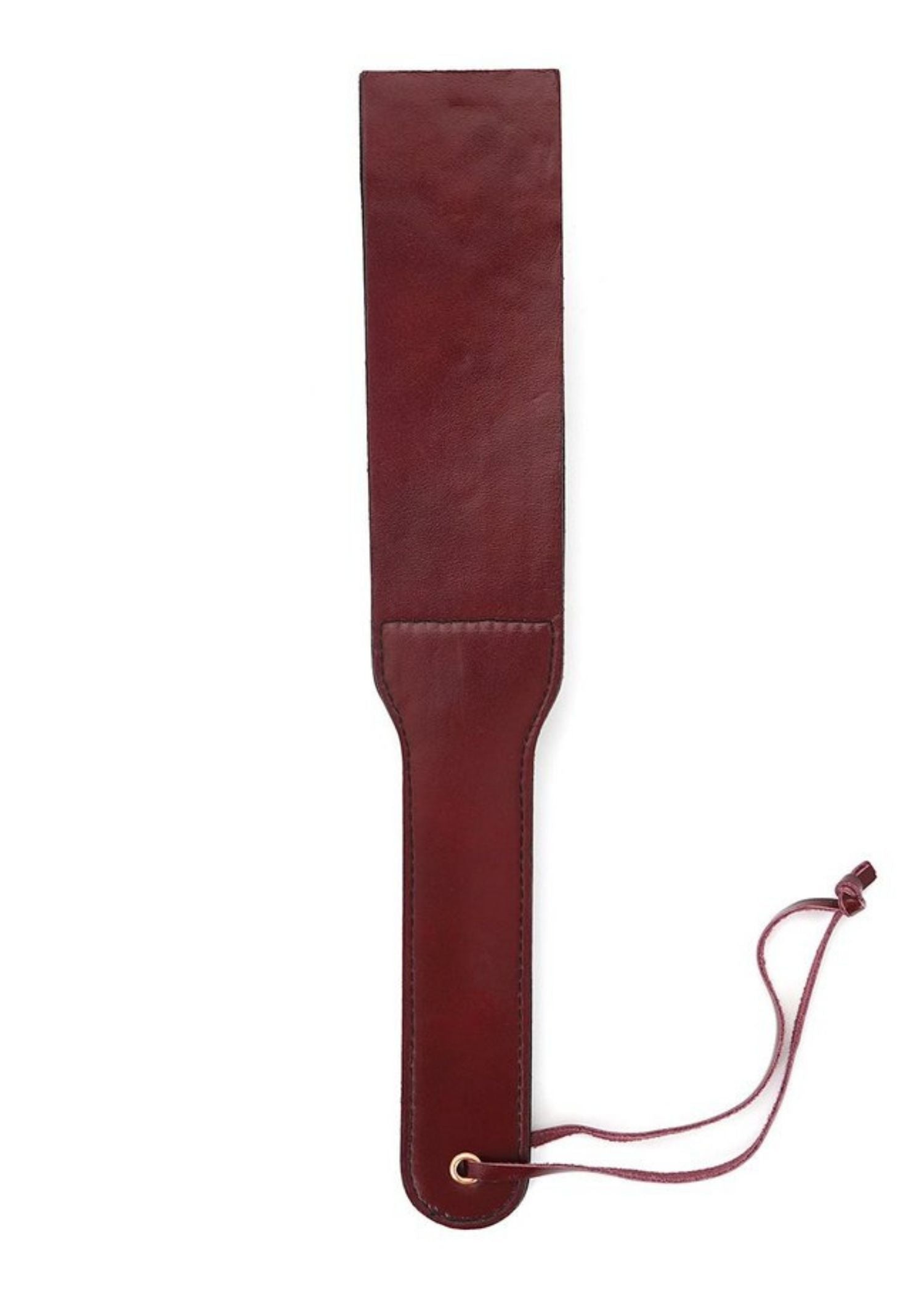 Wine Red Leather Spanking Paddle