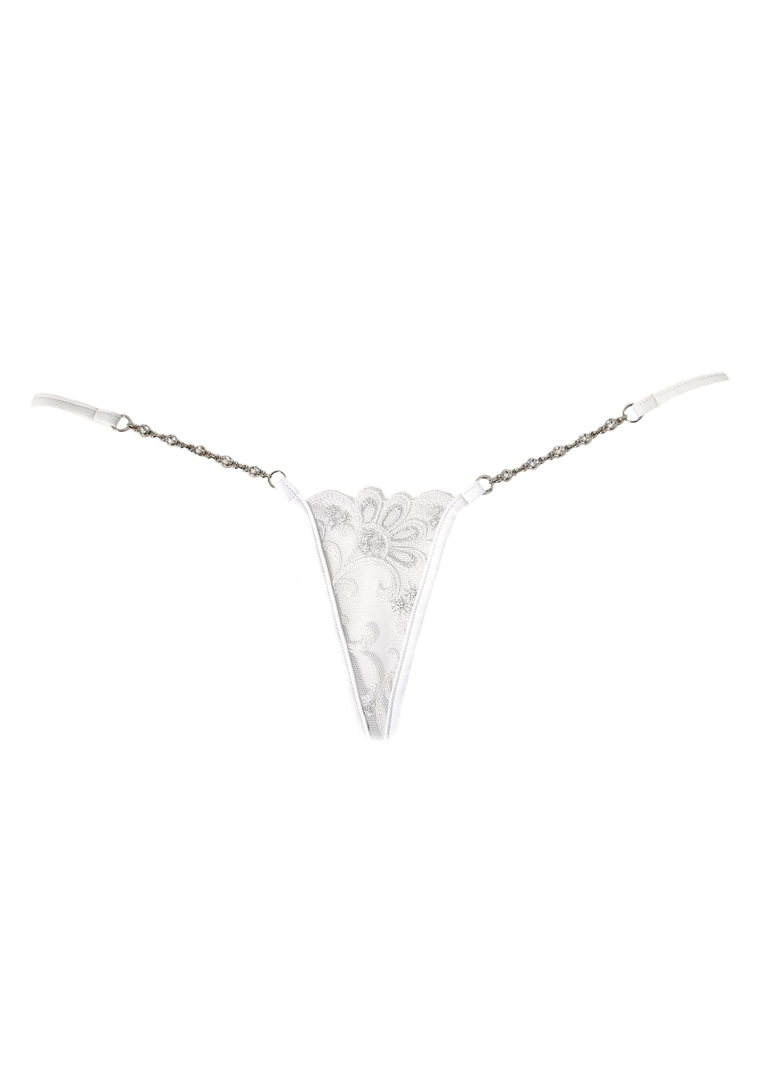 Young Love Luxury Micro G-String (White)