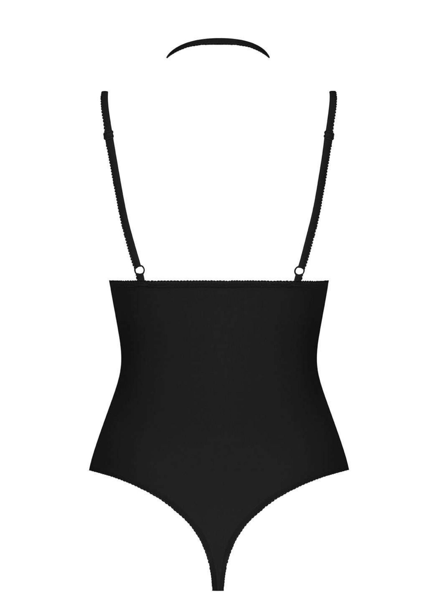 Le Petit Secret Naked Breast Thong Body (Black)