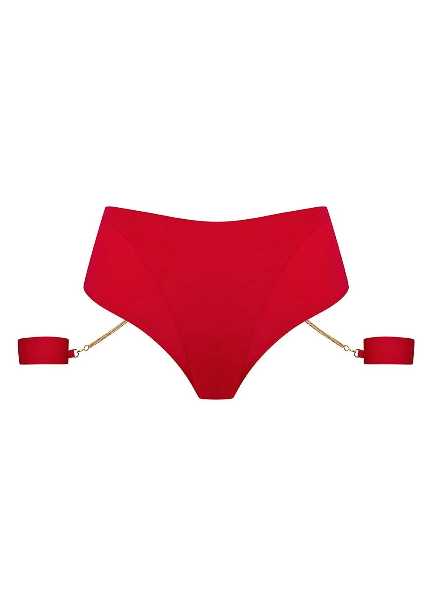 Tapage Nocturne Red Openable High Waist Thong