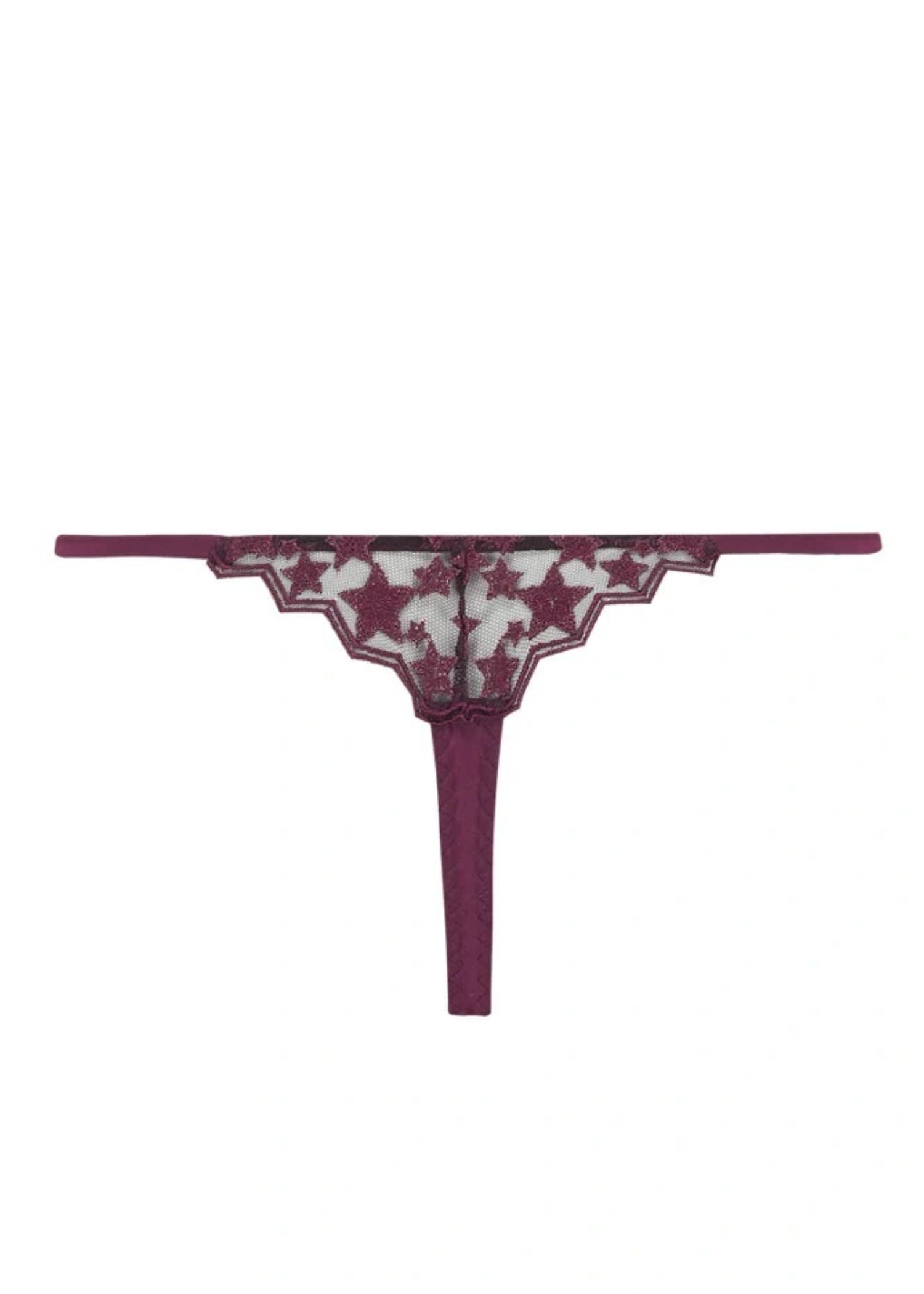 Stella Thong (Plum)