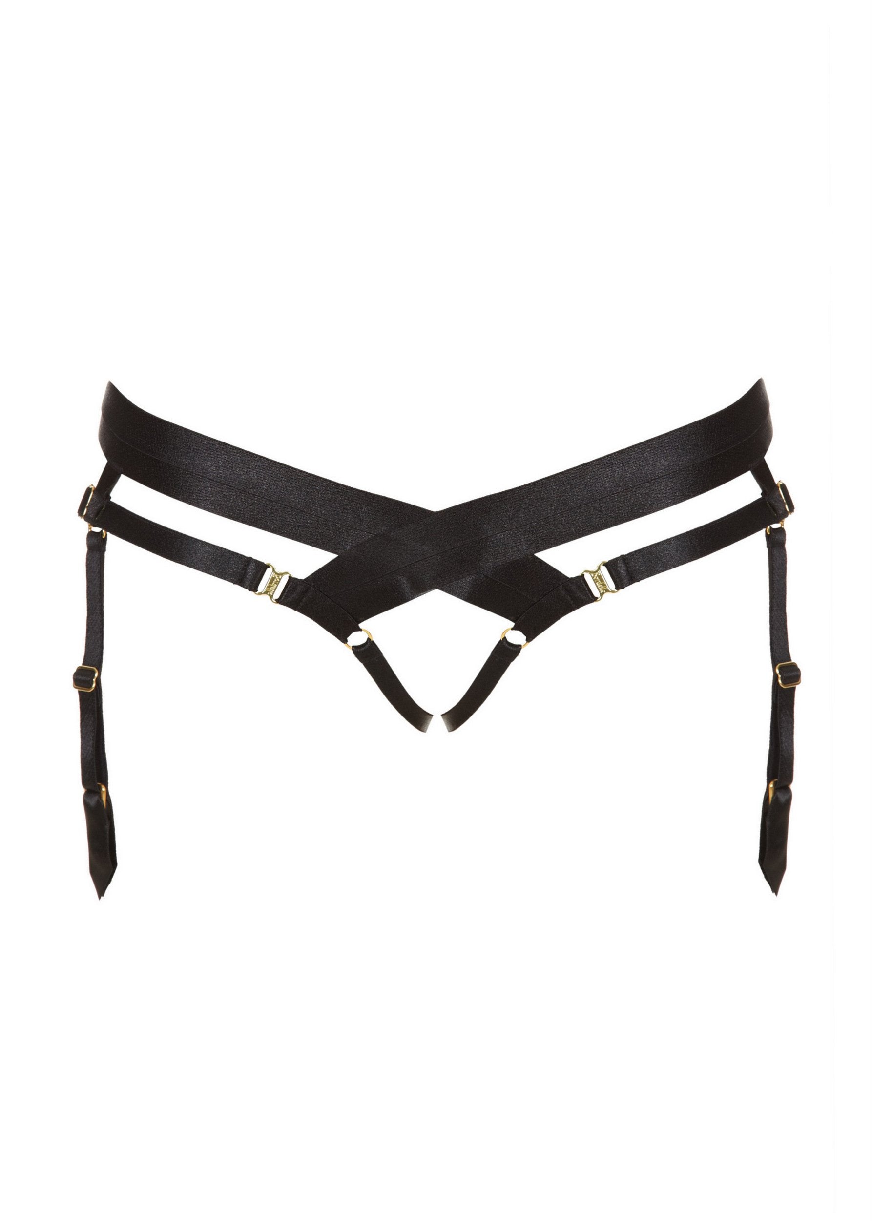 Signature Bondage (Black) Open Harness Brief