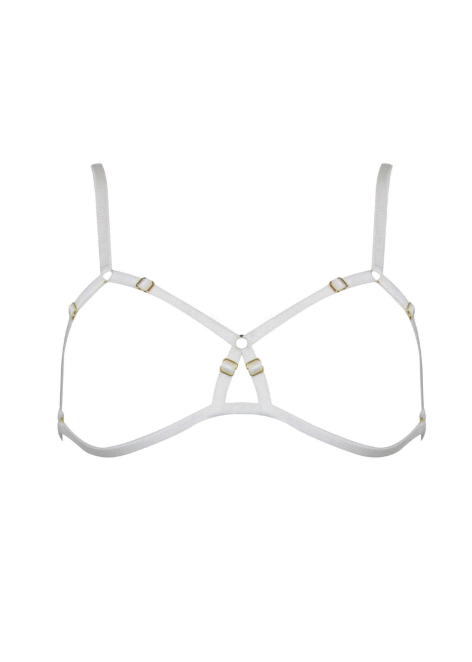 Ouvert Frame Bra (White)