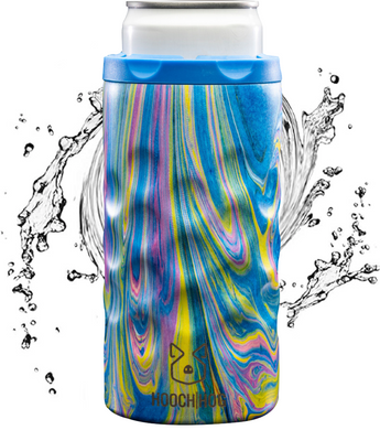 The Skinny Can Cooler [Blue Swirl]