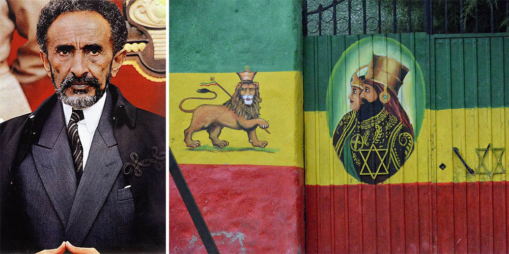 Haile Selassie Lion Rastafari