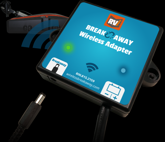 Breakaway Wireless Adapter Hero Angle with RVi3