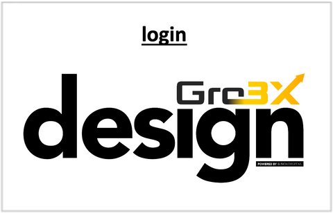 Login Gro3X design