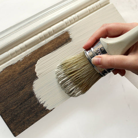 Jolie Paint Signature Paint Brush all natural bristle chalk paint brush