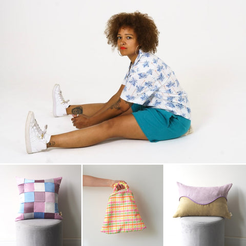 Collated image of LannyxStudio Fashion, Accessories and Homeware designs. 