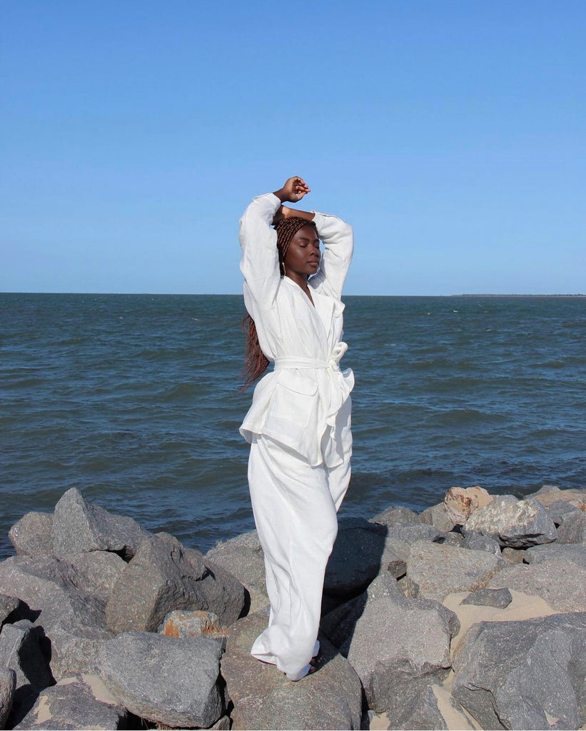 standing by the water