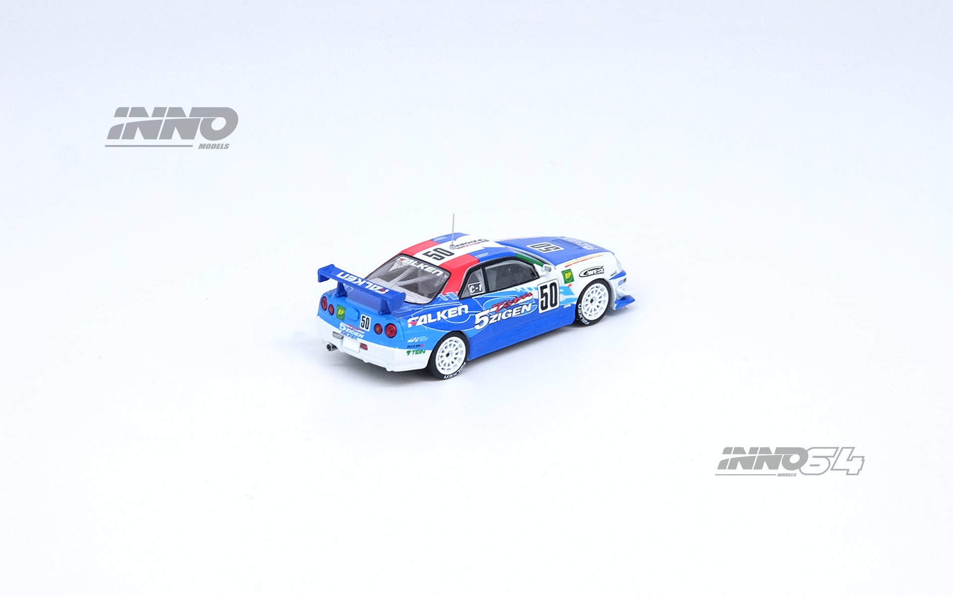 Inno64 1:64 Nissan Skyline GT-R (R34) #32 PRINCE CHIBA FALKEN IN64