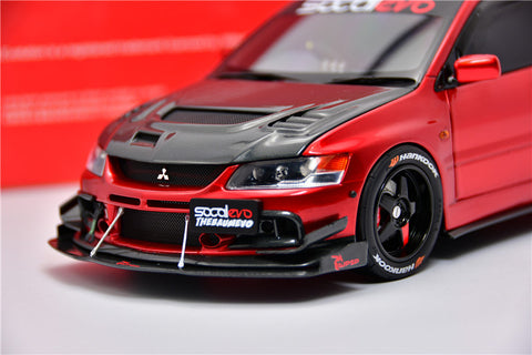 Super A 1:18 Mitsubishi Lancer Evolution EVO IX Metallic Red