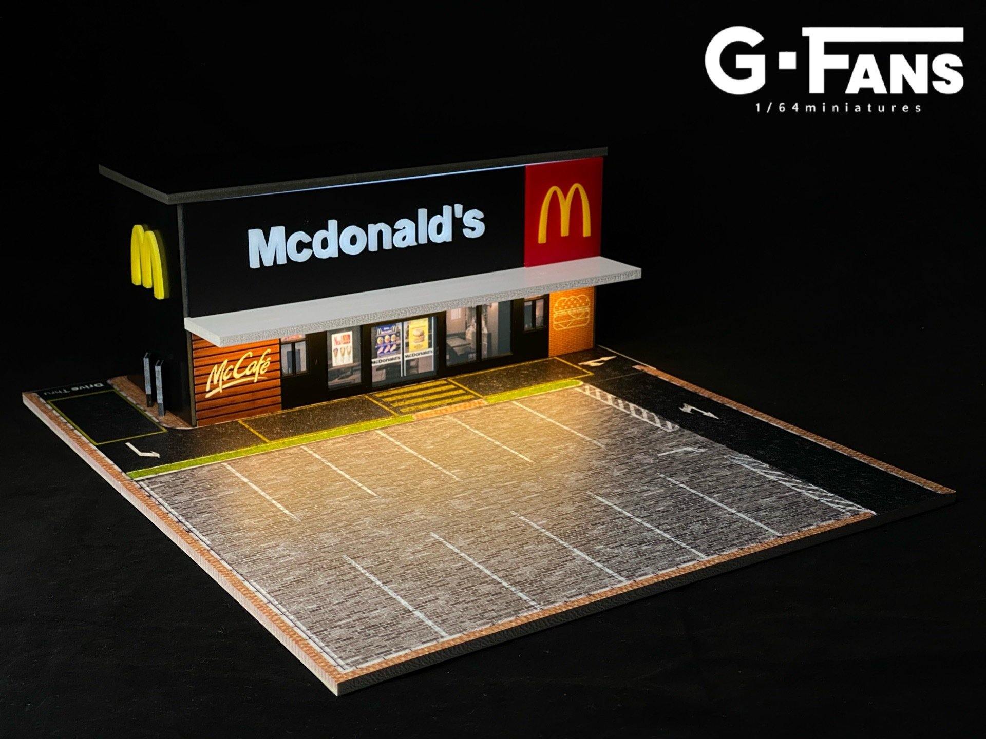 Preorder] G.Fans 1:64 Diorama KFC Fast Food Building – Horizon Diecast