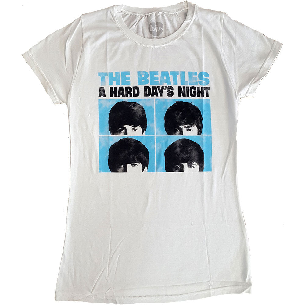 The Beatles Ladies Premium T-Shirt: Hard Days Night Pastel | eBay