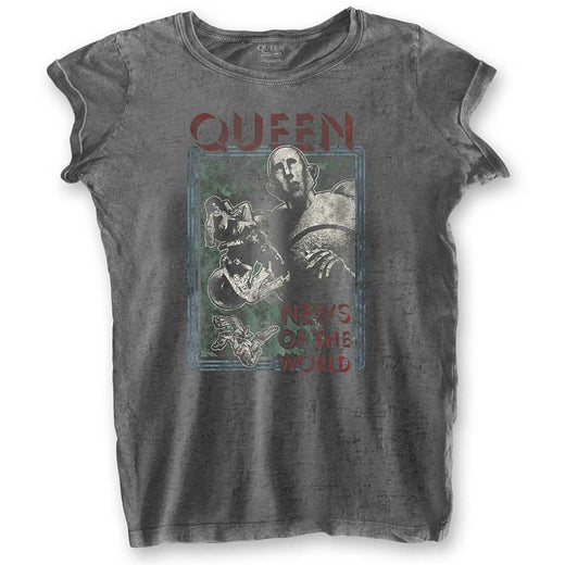 Queen Vintage Union Jack Burnout T Shirt - ShopStyle
