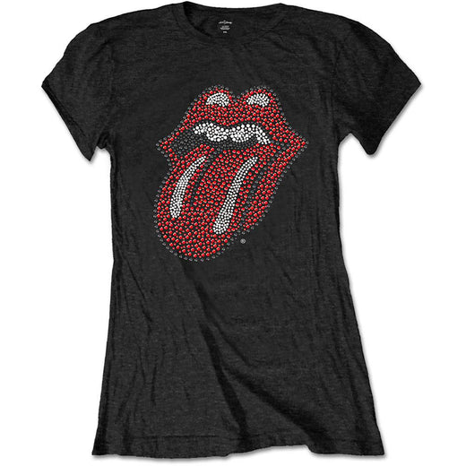 The Cure - Classic Logo Rhinestone Diamante Women's T-Shirt - Pop