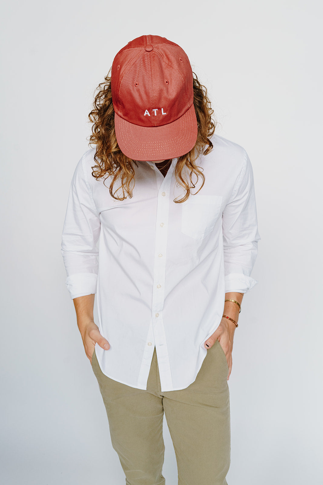 Red ATL City Design Hat