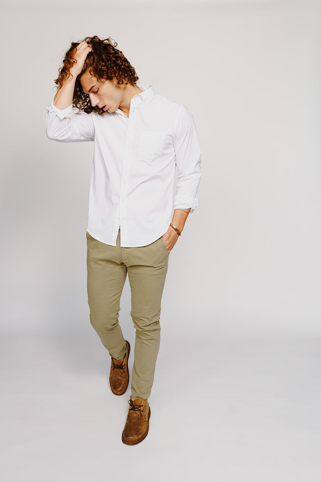 Light Green Italian Stretch Chino