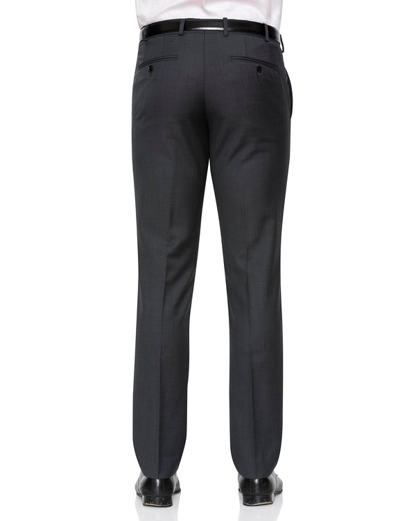 DZOJCHEN - Raven Black Superfine Textured Cashmere Tailored Suit Pant -  Part of Suit