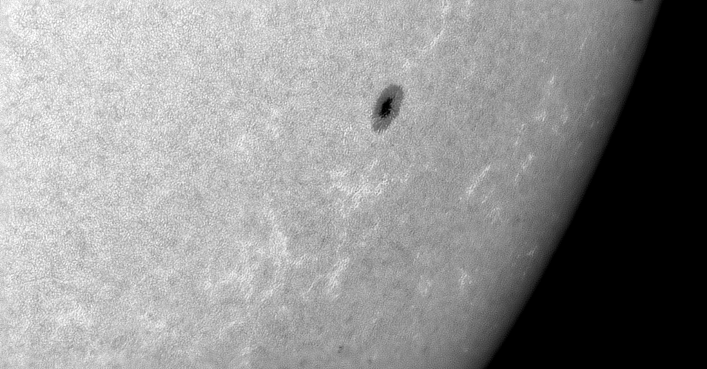 Sunspot with Baader Herschel Prism Mk2 and QHY Imaging Camera