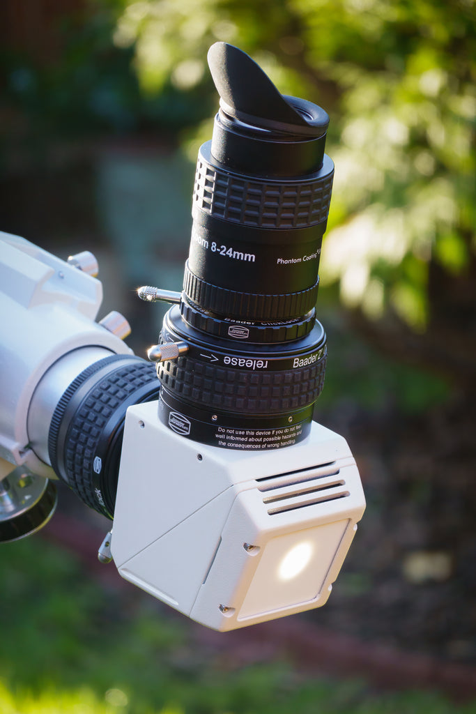 Baader Herschel Prism fitted with Baader Hyperion Zoom Eyepiece