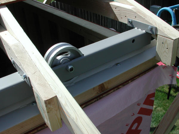 View of Wheel Beam and Truss Mounting