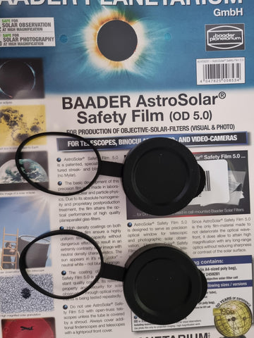 Adapting Binocular Caps for use with Baader AstroSolar® Safety Film