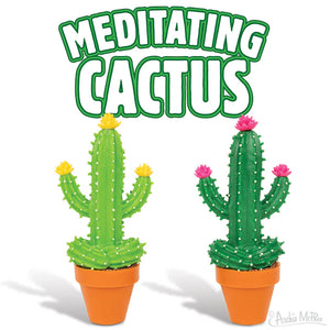 Meditating Cactus Figurine - The Plant Room