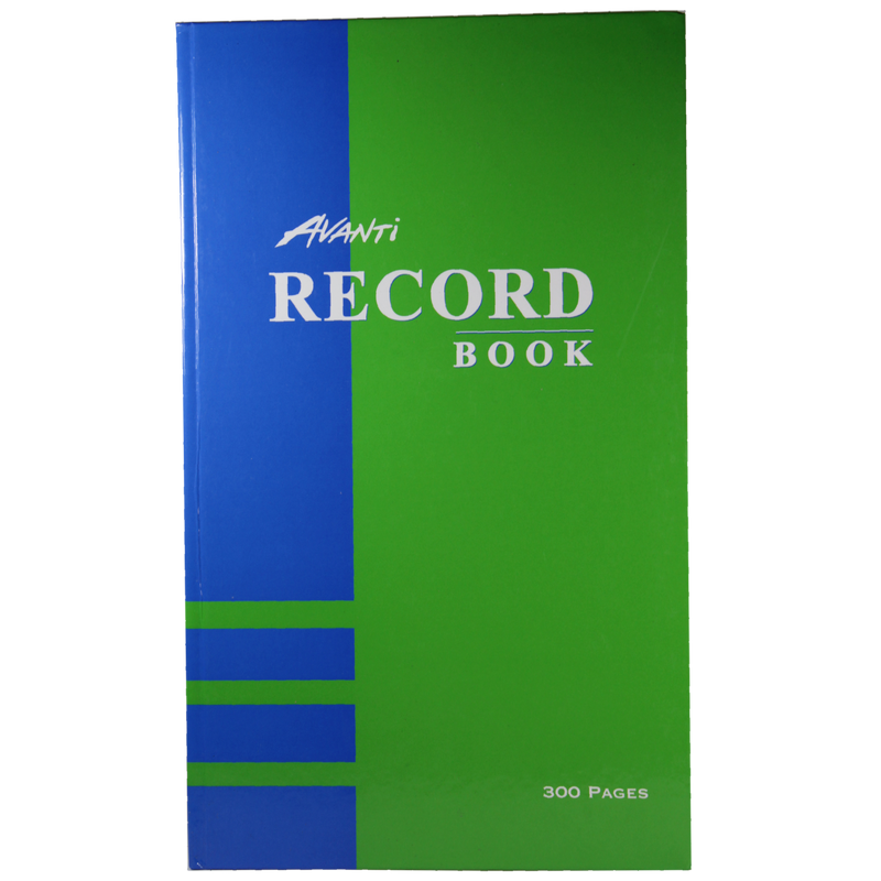 Avanti <br> Record Book 48 GSM <br> 6- 6/8 x 11-3/8 inches
