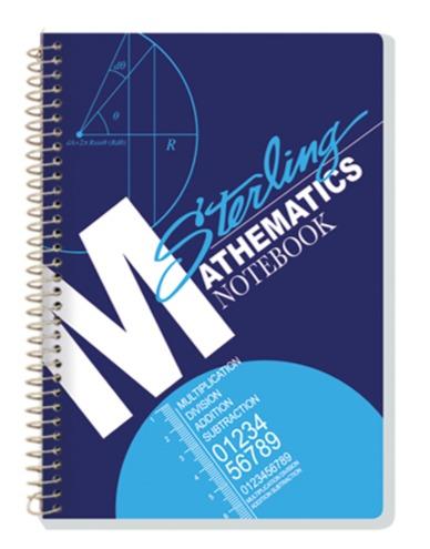 Sterling <br> Math Notebook <br> 6X8.5 inches, 100 Leaves