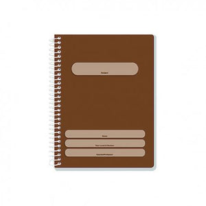 ORIONS <br> Spiral Notebook, COLOR CODING <br> 5.8X7.8 inches 80 leaves