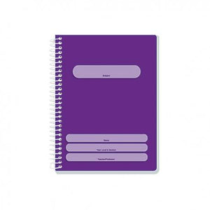 ORIONS <br> Spiral Notebook, COLOR CODING <br> 5.8X7.8 inches 80 leaves