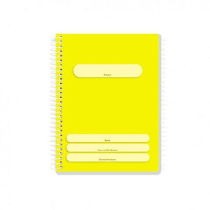 ORIONS <br> Spiral Notebook, COLOR CODING <br> 5.8X7.8 inches 80 leaves