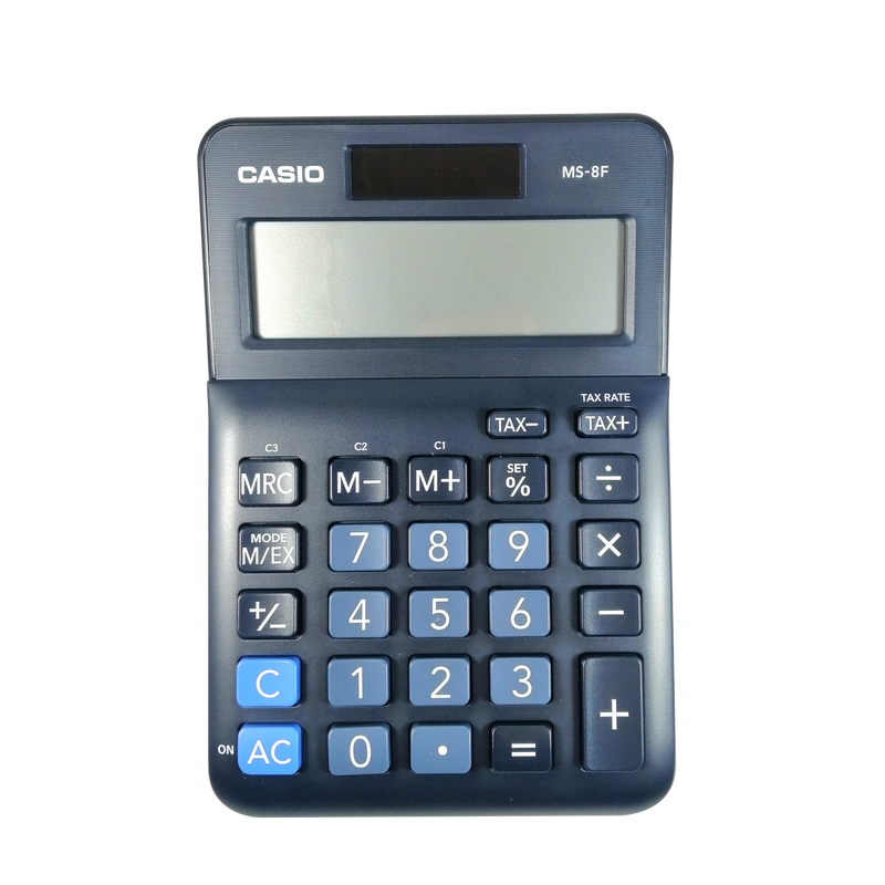 Casio Mini Desktop Calculator MS-8, 8-digit