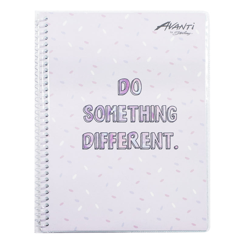 Avanti Spiral Notebook - CARPE DIEM (6X8.5 inches 80 leaves)