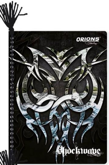 Orions <br> Yarn-bound Notebook, SHOCKWAVE <br> 5.8X7.8 inches 80 leaves