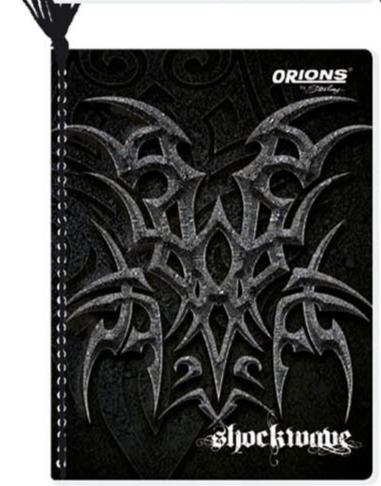 Orions <br> Yarn-bound Notebook, SHOCKWAVE <br> 5.8X7.8 inches 80 leaves