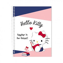 Load image into Gallery viewer, Orions &lt;br&gt; Spiral Notebook, HELLO KITTY &lt;br&gt; 5.8X7.8 inches 80 leaves
