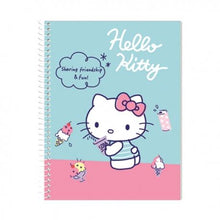 Load image into Gallery viewer, Orions &lt;br&gt; Spiral Notebook, HELLO KITTY &lt;br&gt; 5.8X7.8 inches 80 leaves
