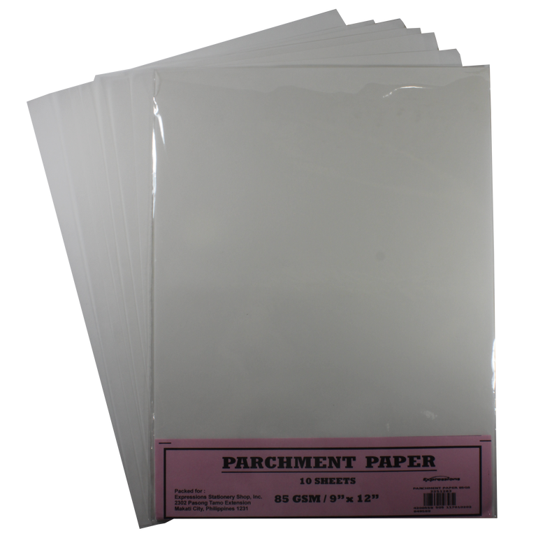Parchment Paper <br> 85GSM, 9x12 inches
