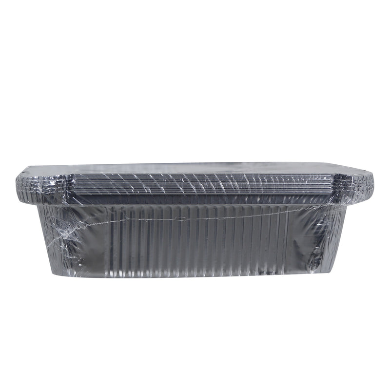 Aluminum Foil Food Tray Pan with Lid Small, Pack of 5