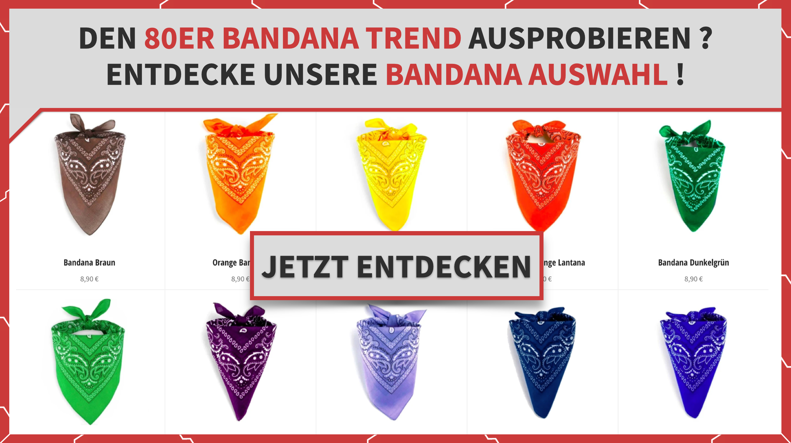 80er Jahre Bandana Kaufen